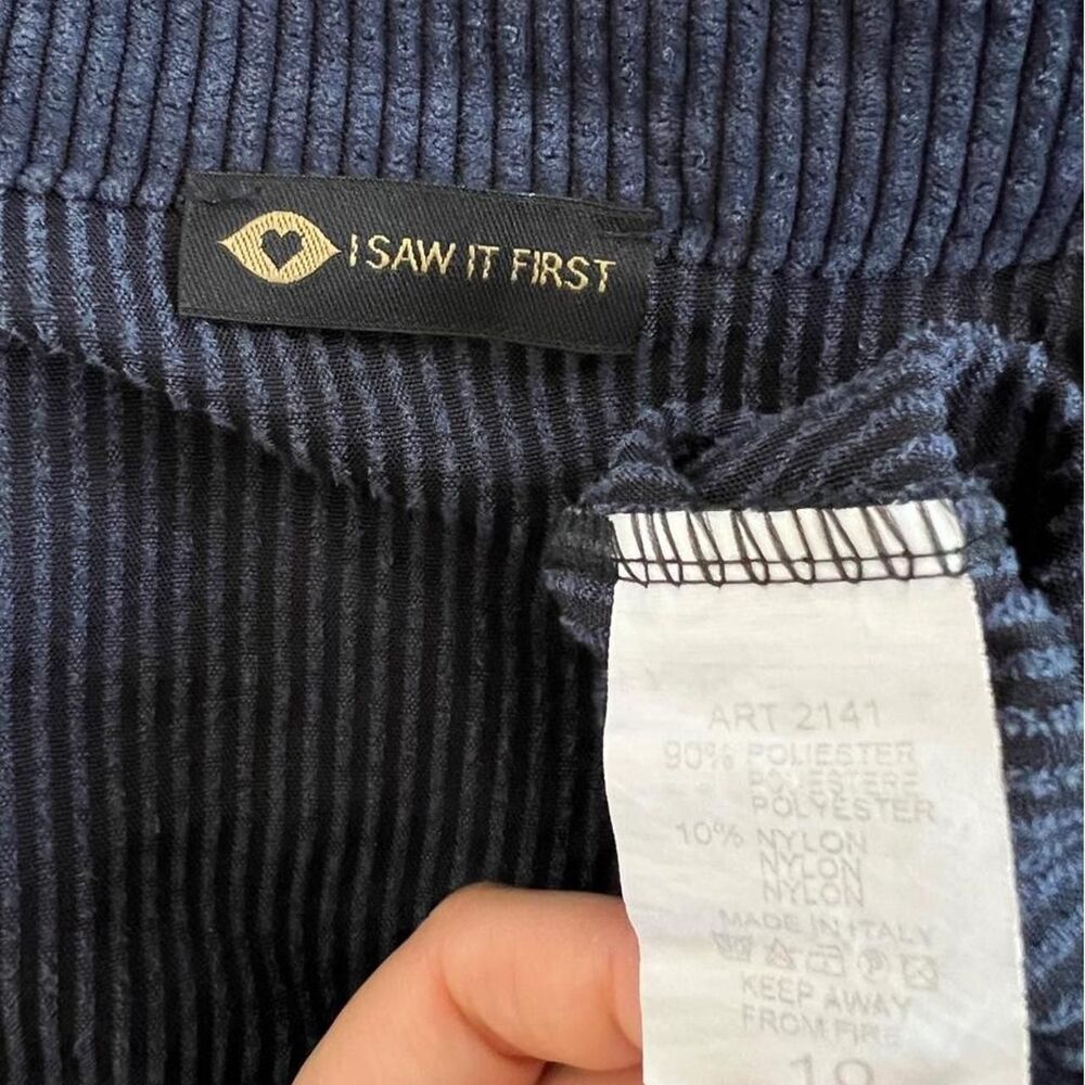 I-saw-it-first Women's Navy and Blue Jacket - Picture 4 of 4
